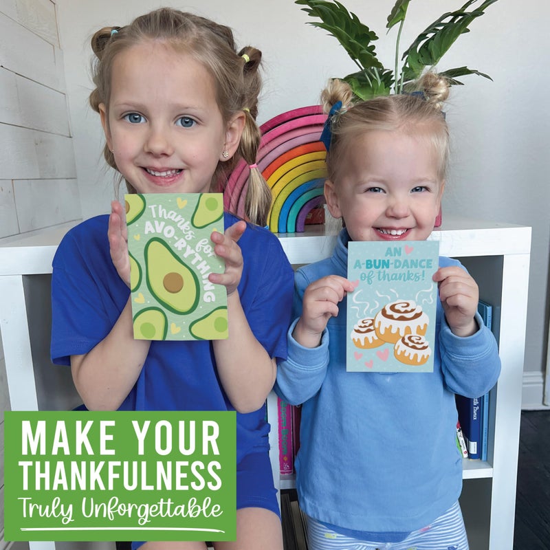 Hadley Designs 54 Colorful Funny Thank You Cards With Envelopes Bulk - Thank You Notes With Envelopes Set, Thank You Card Kids, Teacher Thank You Teacher Cards, Kids Thank You Card For Teachers Appreciation - Image 4